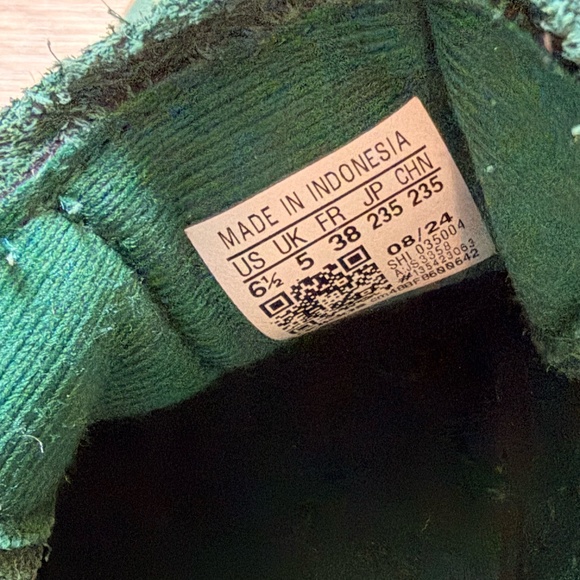 adidas Gazelle Bold in Collegiate Green Women's Size 6 1/2 - Picture 7 of 8